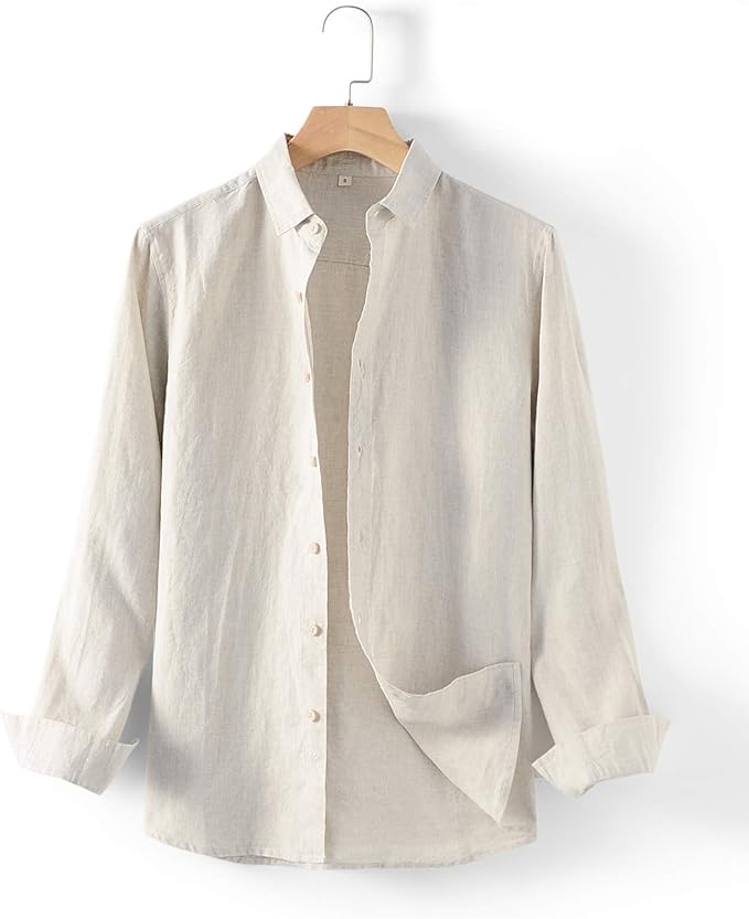 Joe | Long Sleeve Linen Summer Shirt for Men