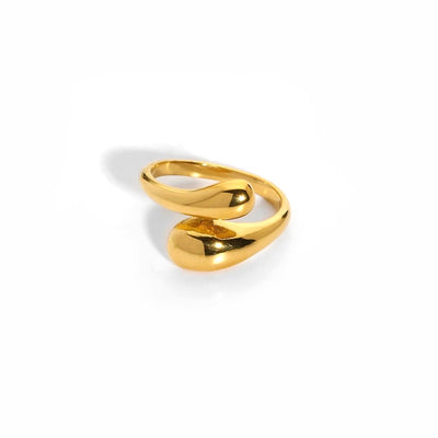 Gold-Tone Open Wrap Ring Women