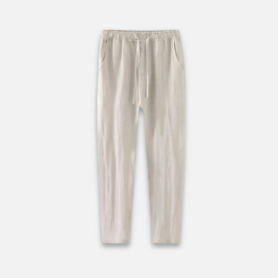 Jack | Linen Summer Trousers with Drawstring Waist