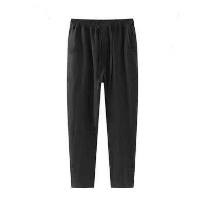 Jack | Linen Summer Trousers with Drawstring Waist