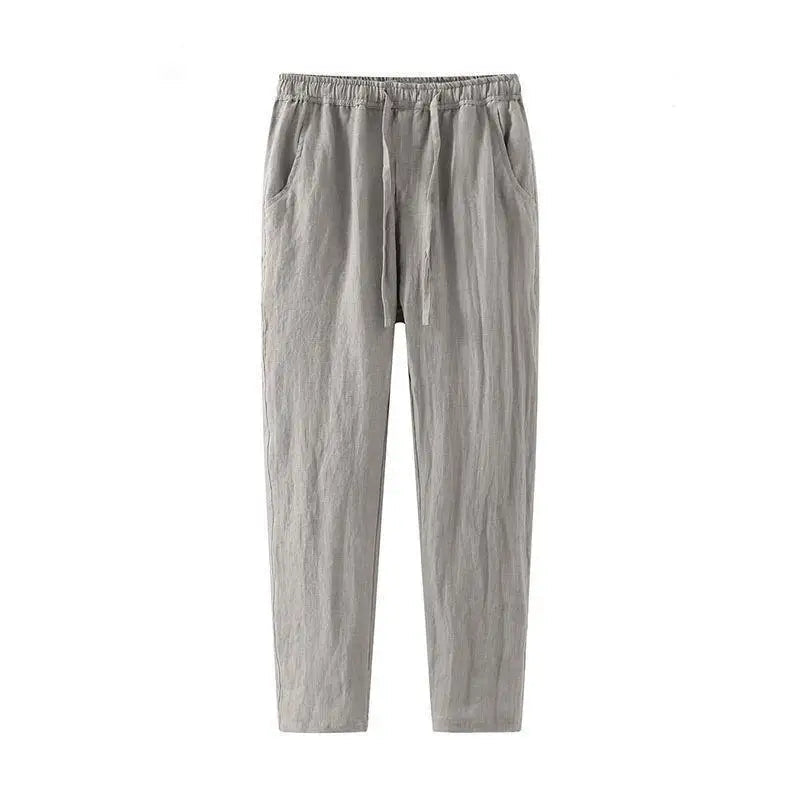 Jack | Linen Summer Trousers with Drawstring Waist