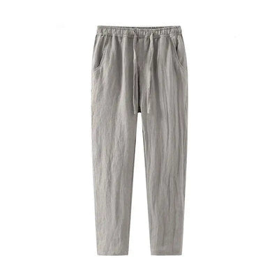 Jack | Linen Summer Trousers with Drawstring Waist