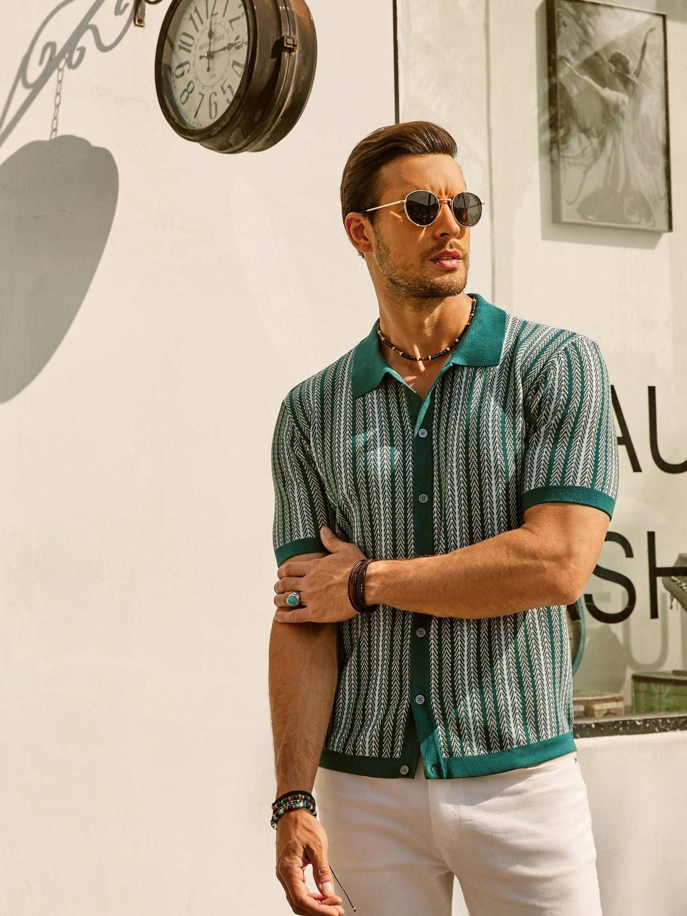 Oliver | Summer Polo Shirt with Retro Stripes