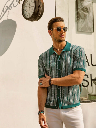 Oliver | Summer Polo Shirt with Retro Stripes