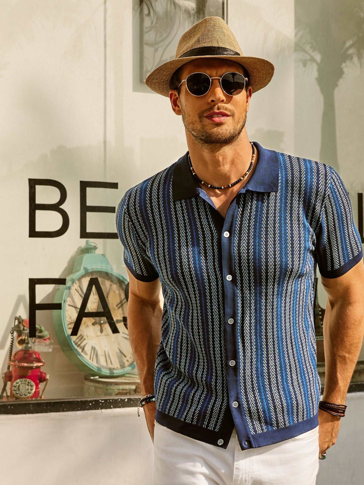 Oliver | Summer Polo Shirt with Retro Stripes