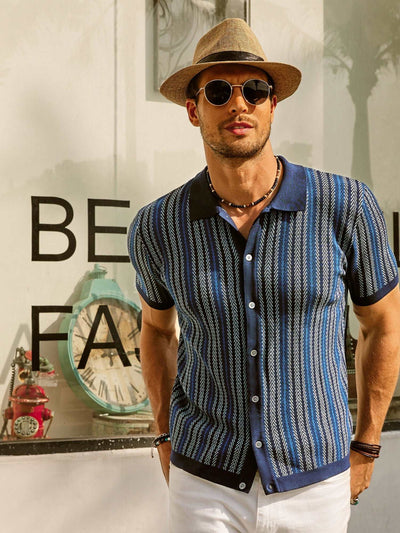 Oliver | Summer Polo Shirt with Retro Stripes