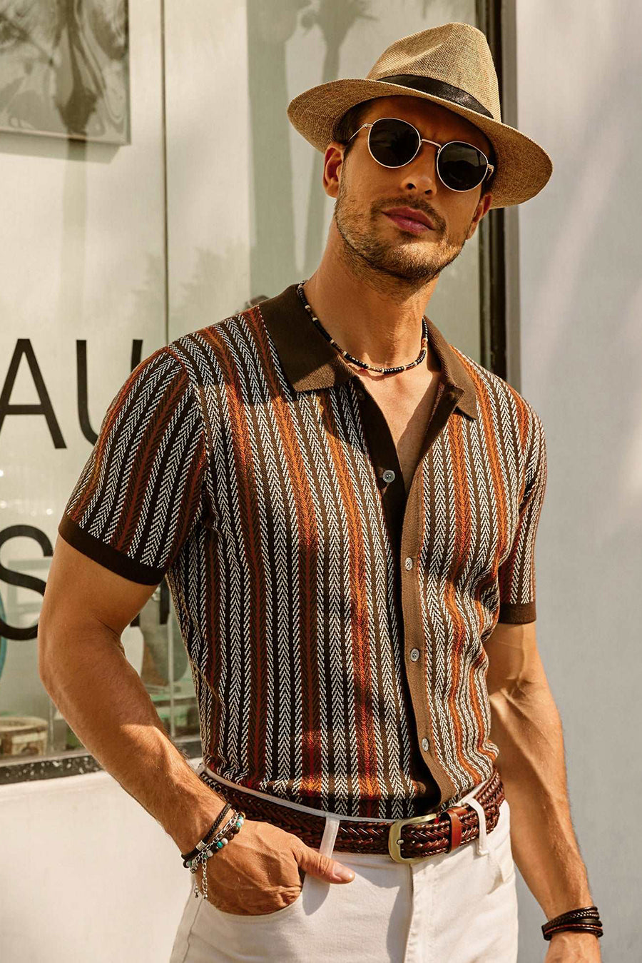 Oliver | Summer Polo Shirt with Retro Stripes