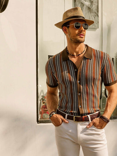 Oliver | Summer Polo Shirt with Retro Stripes