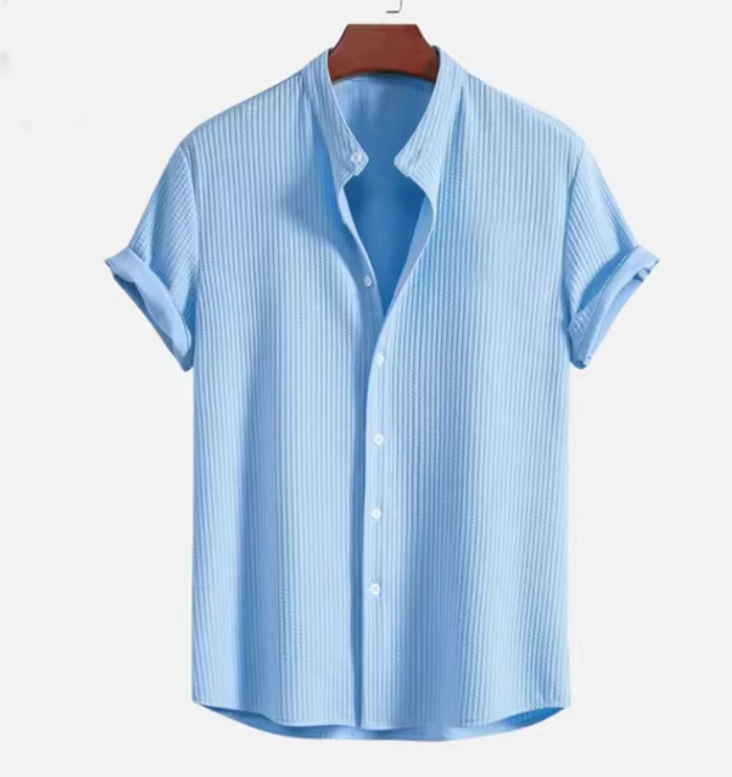 Theo | Textured Linen Summer Shirt for Men