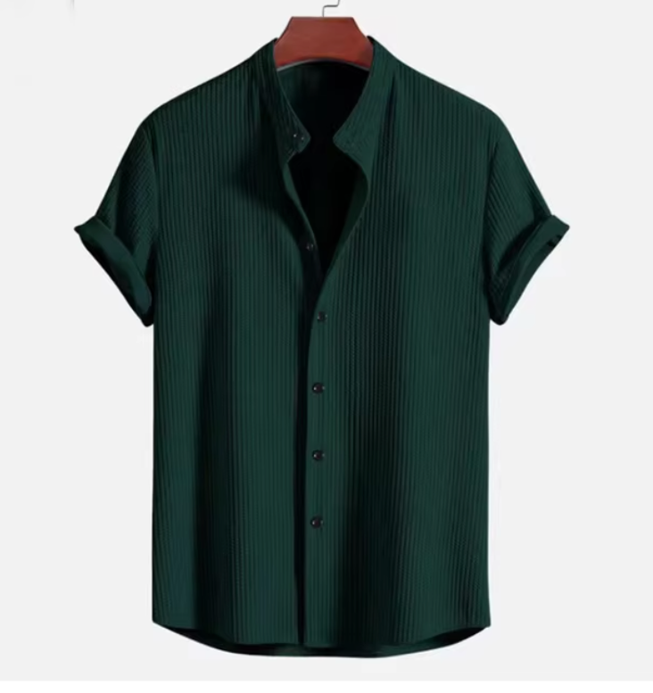 Theo | Textured Linen Summer Shirt for Men