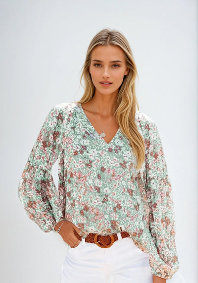 Freya | Women's Summer Floral Blouse